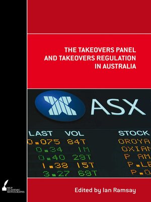 cover image of Takeovers Panel and Takeovers Regulation in Australia